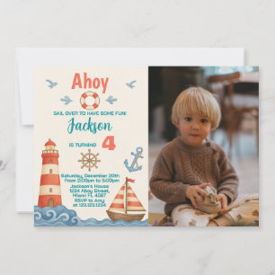 Nautical Birthday Invitation