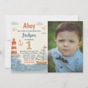 Nautical Birthday Invitation