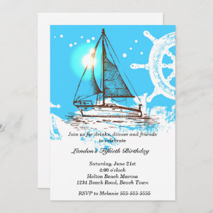 Nautical Birthday Invitation