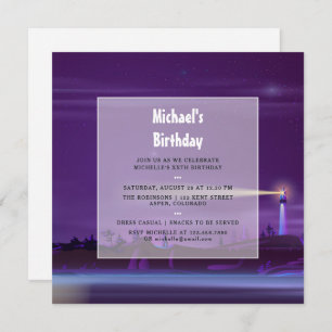 Nautical Birthday Party Invitation