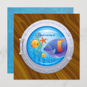 Nautical Birthday Party Invitation