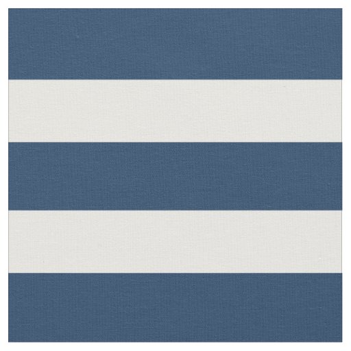 Nautical Blue and White 1 Inch Striped Fabric