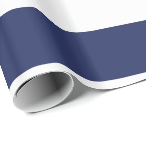 Nautical Blue And White Striped Wrapping Paper Zazzle