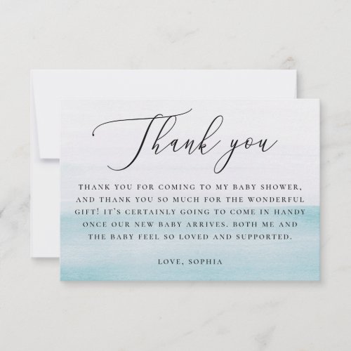 Nautical Blue Boy Baby Shower | Elegant Script