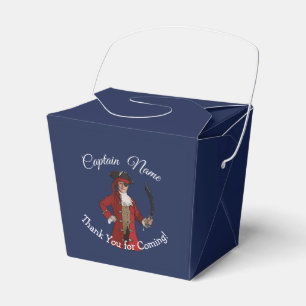 Nautical Blue Boy Party Pirate Favor Boxes