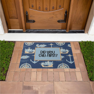 Nautical Blue Doormat