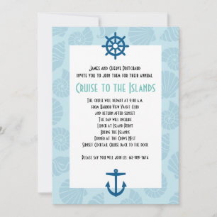 Nautical Blue Invitation