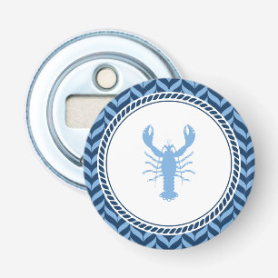 Nautical Blue Lobster coastal  Bottle Opener