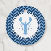 Nautical Blue Lobster coastal