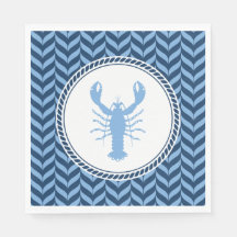 Nautical Blue Lobster coastal
