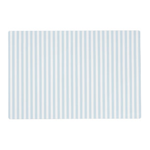 Nautical Blue Stripe Preppy Coastal Placemat