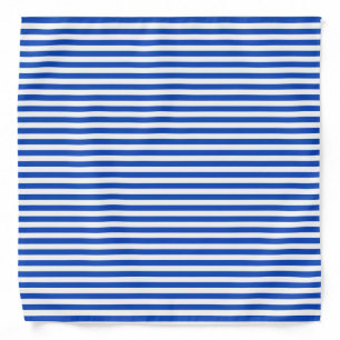 Nautical Blue Stripes Bandana
