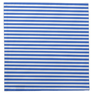 Nautical Blue Stripes Cloth Napkin