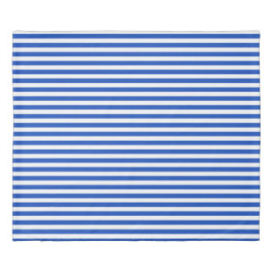 Nautical Blue Stripes Duvet Cover