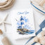 Nautical Blue White Lighthouse 