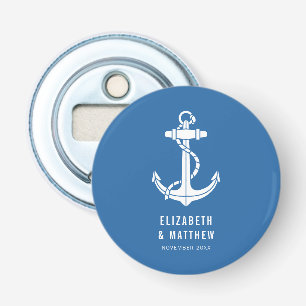 Nautical Boat Anchor Beach Wedding Swag Custom Bottle Opener