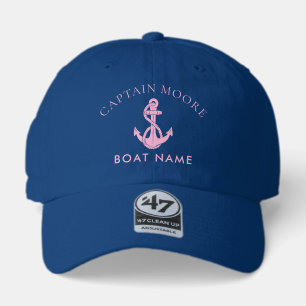 Nautical Boat Anchor Captain Custom 47 Brand Hat
