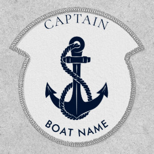Nautical Boat Anchor Cruise Custom Patch