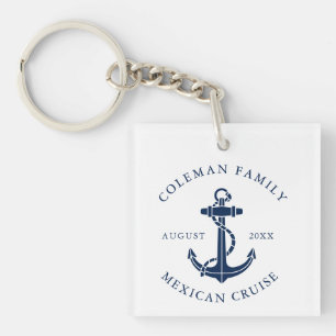 Nautical Boat Anchor Custom Swag Keychain