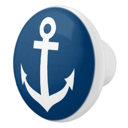 Nautical boat anchor door and drawer pull knobs