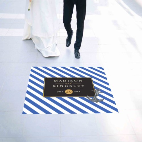 Nautical Boat Anchor Fabulous Sailing Wedding Floor Decals