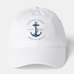 Nautical Boat Anchor Family Cruise Matching Swag Hat