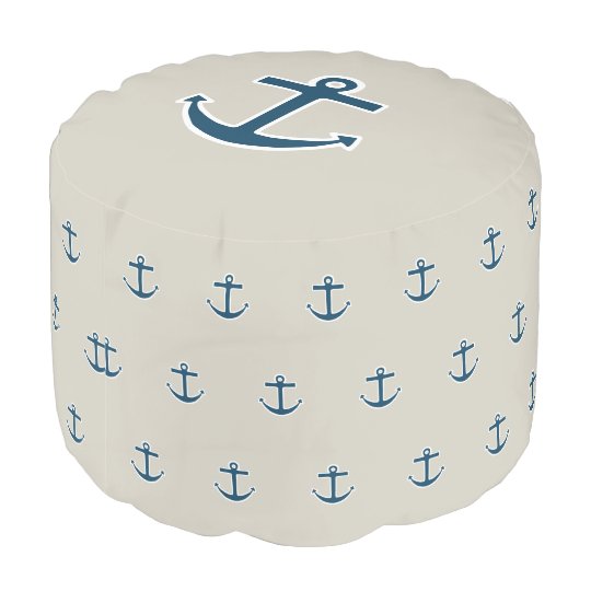 Nautical Boat Anchor Pillow Pouf Ottoman Seat Zazzle Mesmerizing Anchor Pouf Nautical Boat Anchor Pillow Pouf Ottoman Seat Zazzle Mesmerizing Anchor Pouf