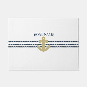 Nautical Boat Anchor,Rope Doormat