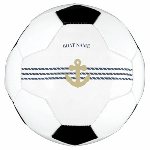 Nautical Boat AnchorRope Soccer Ball