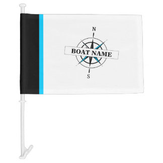 Nautical Boat Flag with Compass