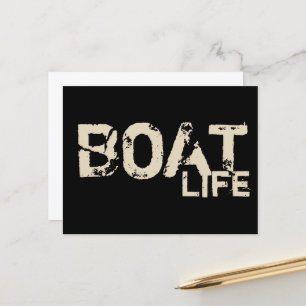 nautical BOAT LIFE   Postcard