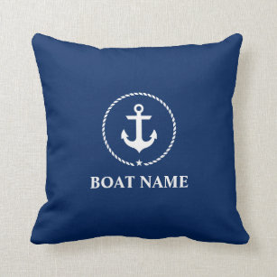 personalized boat pillows