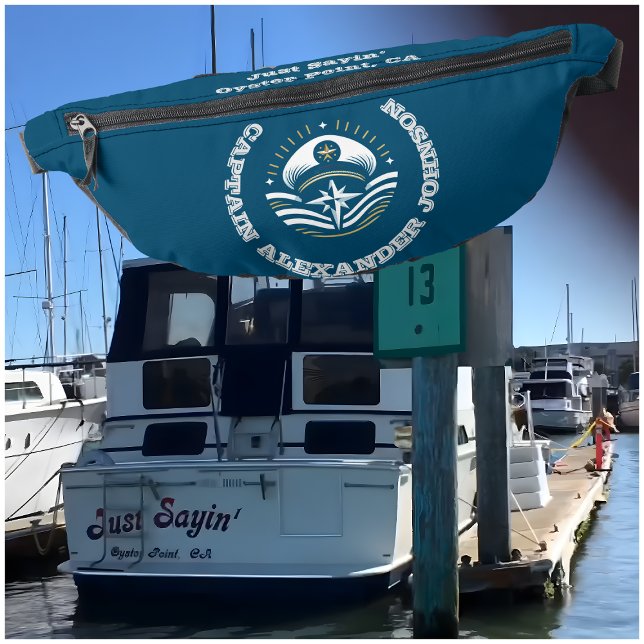 Nautical Boat Name/Home Port Captain's Fanny Pack (Creator Uploaded)