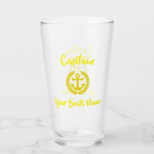 Nautical boats name anchor captains glass