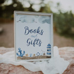 Nautical Books And Gifts Baby Shower Sign at Zazzle