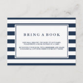 Nautical Boy Baby Shower Book Request Insert (Front)