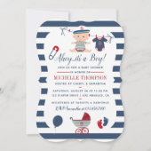 Nautical Boy Baby Shower Invitation (Front)