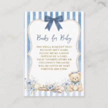 Nautical Boy Sailor Bear Books for Baby Shower