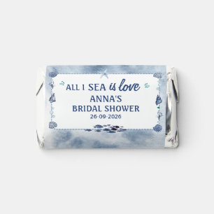 Nautical Bridal Shower All I Sea Is Love  Hershey's Miniatures