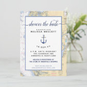Nautical Bridal #Shower #Annapolis Maryland Invitation (Standing Front)