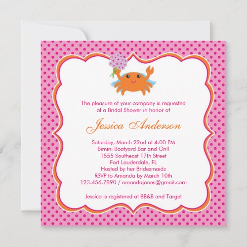 Nautical Bridal Shower Invitation
