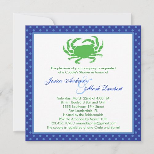 Nautical Bridal Shower Invitation