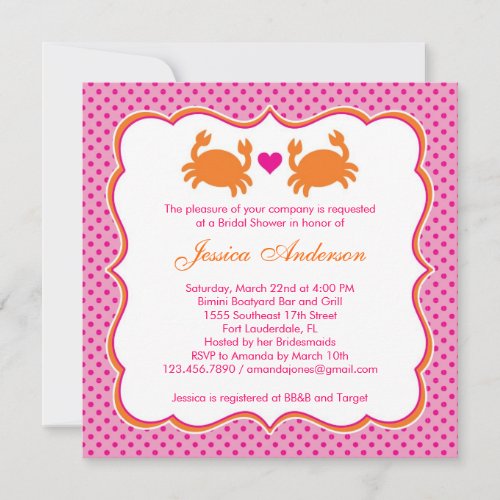 Nautical Bridal Shower Invitation