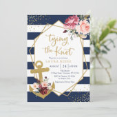 Nautical Bridal Shower Invitation (Standing Front)