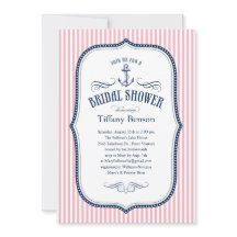 Nautical Bridal Shower Invitations