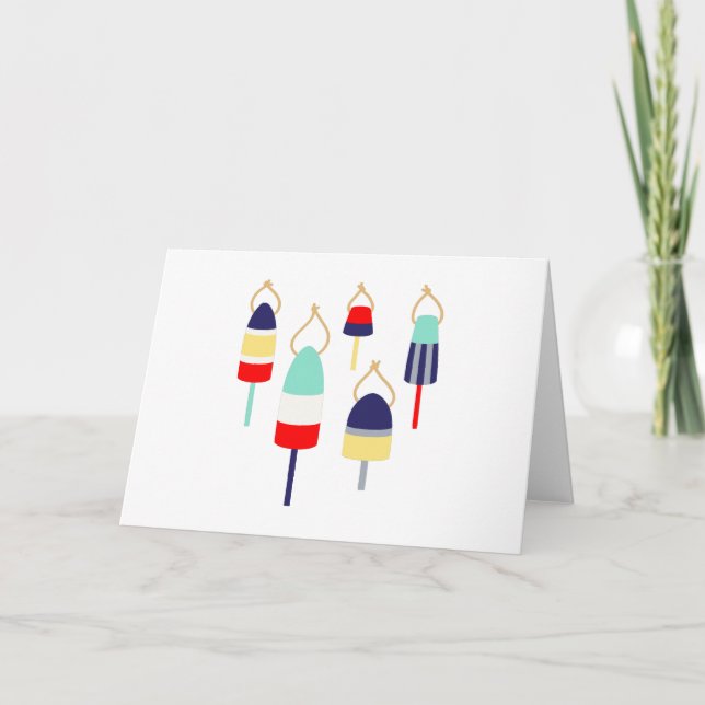 Nautical Buoys Card (Front)