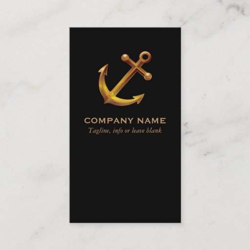 Customizable Nautical Business Card Business Card Template