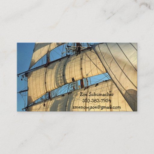 Customizable Nautical -Business Cards