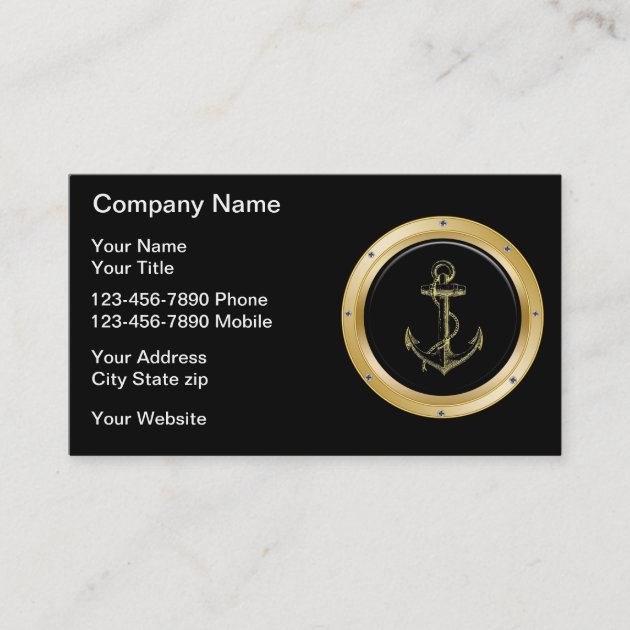 Nautical Business Cards Zazzle