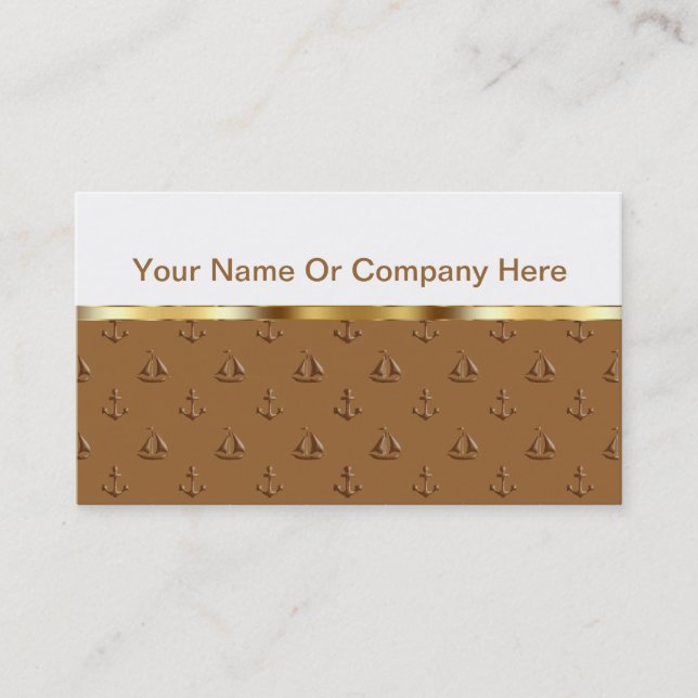 Nautical Business Cards (Front)